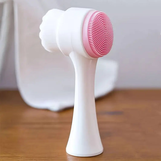 Multi-Functional Double-Sided Cleansing & Exfoliating Brush