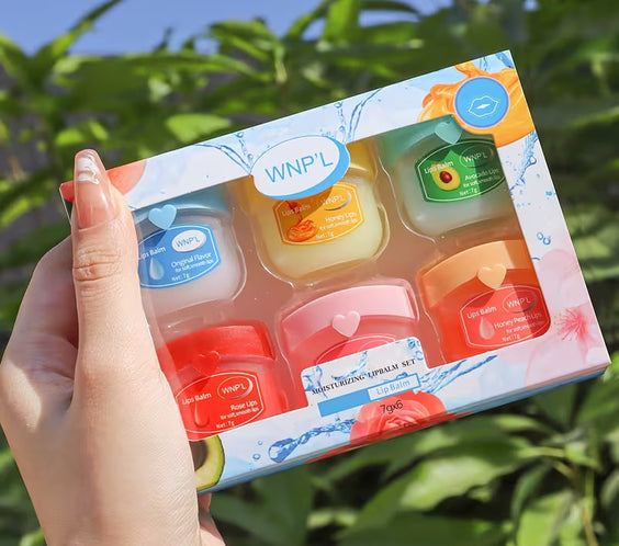6pcs Fruity Lip Balm Gift Set