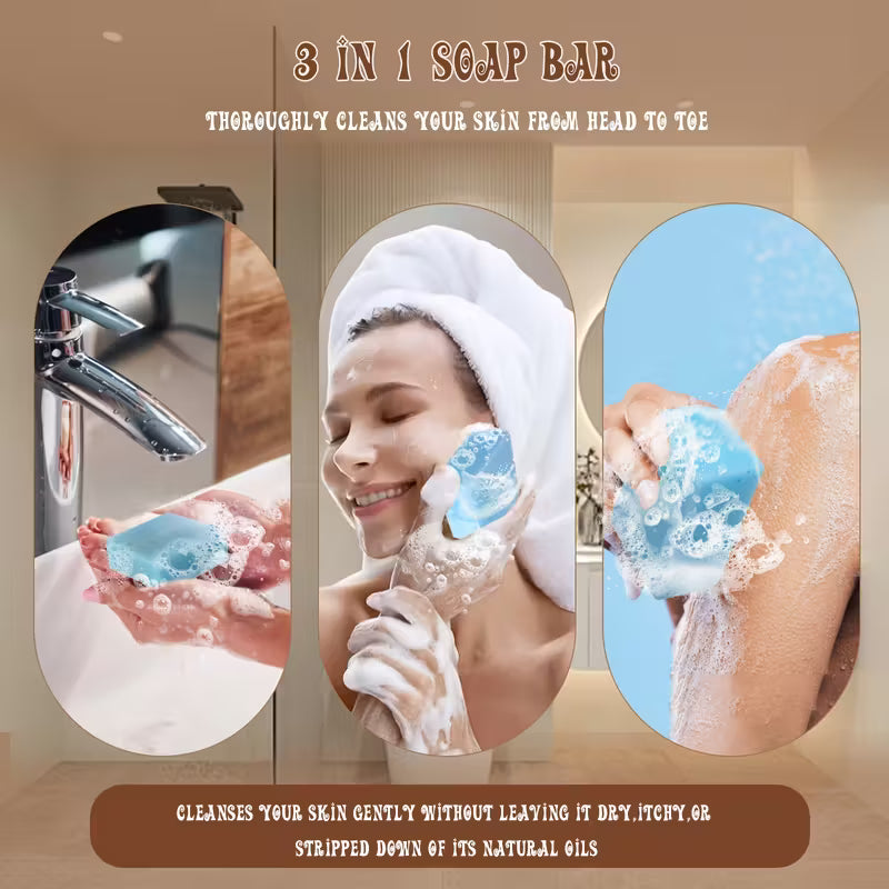 6pcs of Handmade Exfoliating Soap